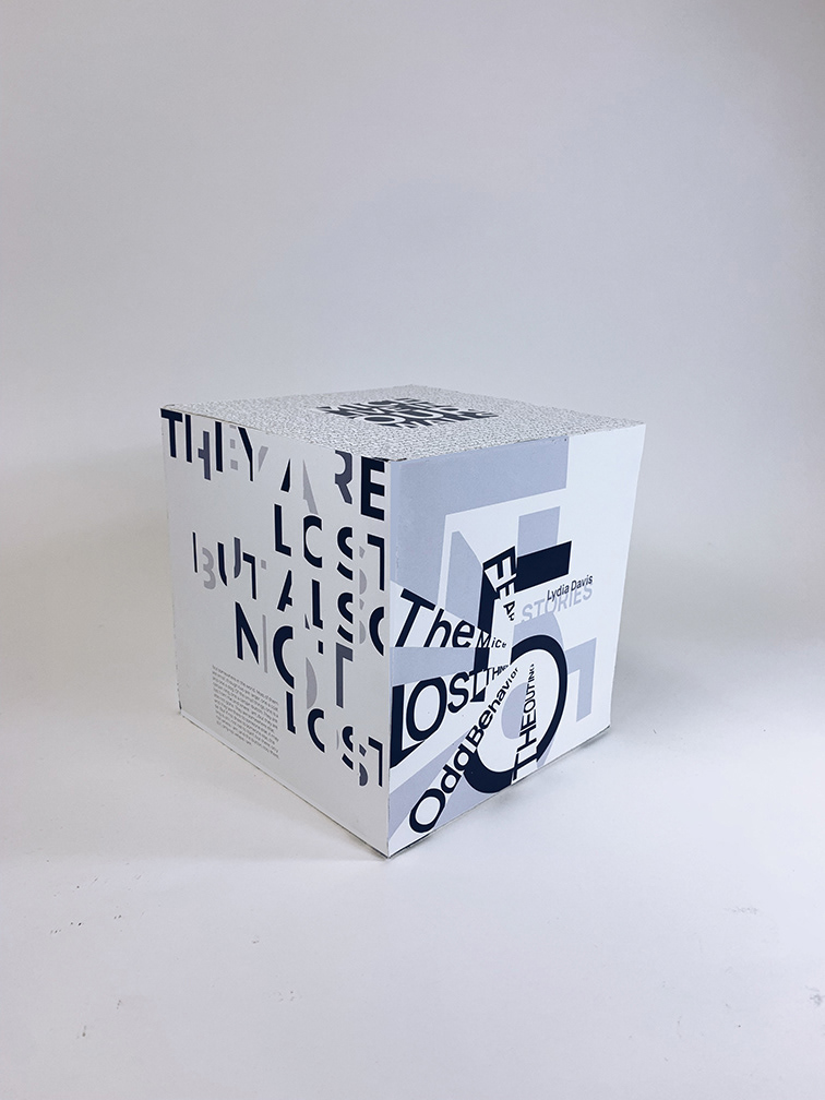 cube storytelling   typography  