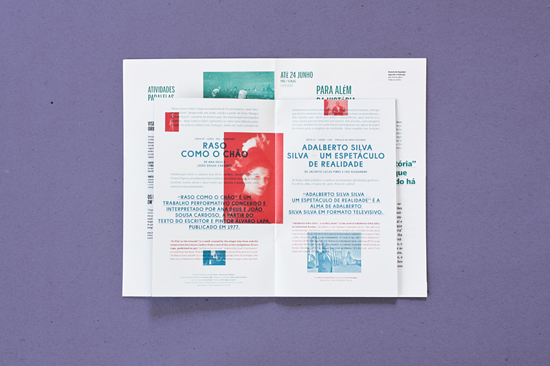 ccvf design matrix Cultural events culture poster brochure porto Portugal