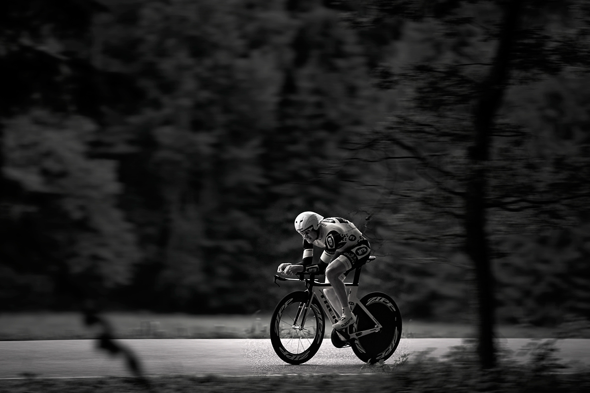sports Cycling cyclist race tour black and white bw