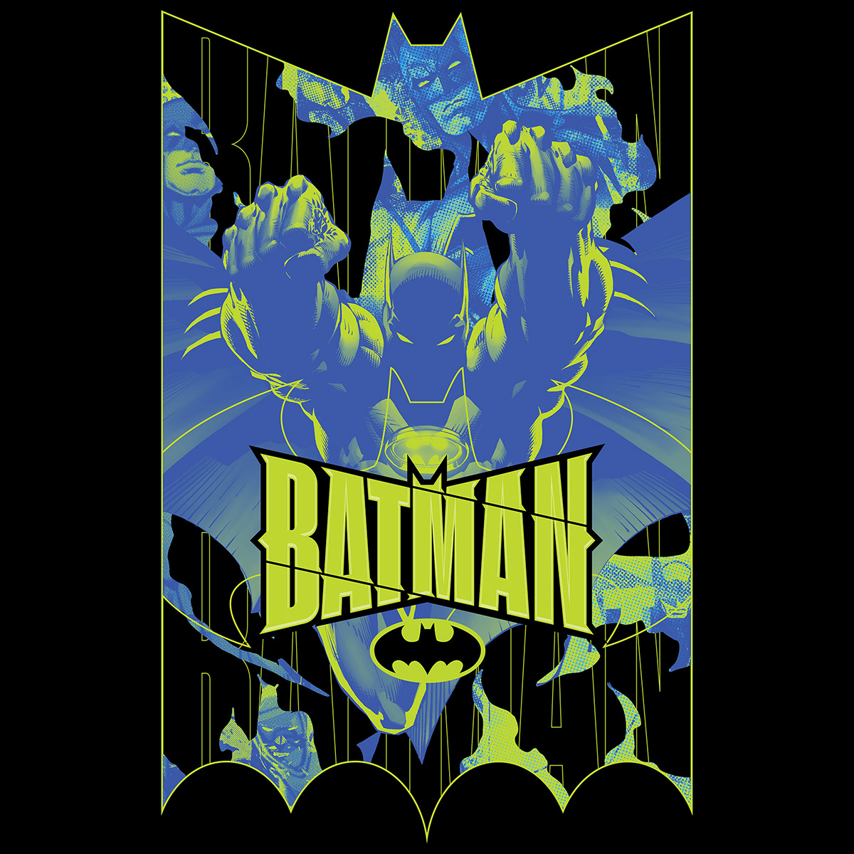 batman Style Guide Consumer Products warner bros Dc Comics dark knight typography  