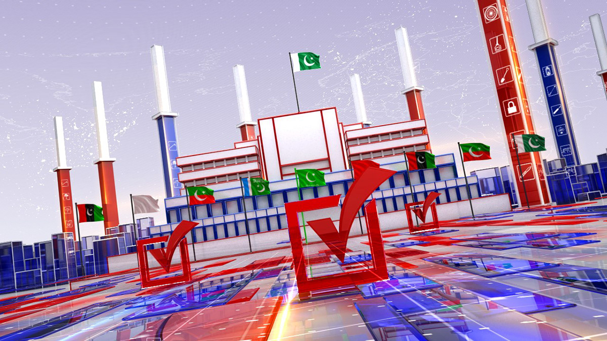 Election 3D 2D Composite Packaging Title vote Pakistan thumb selection
