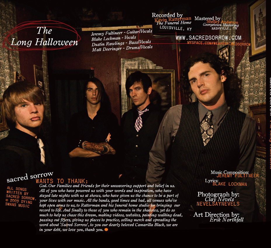sacred sorrow long Halloween cd Album horror