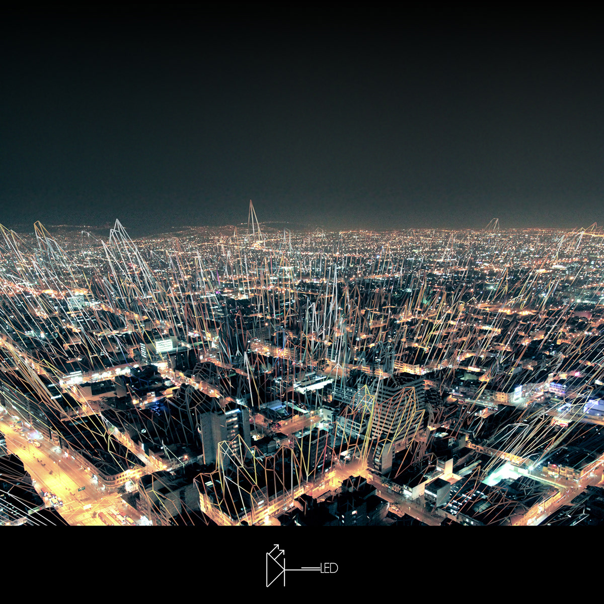 city night lights Landscape