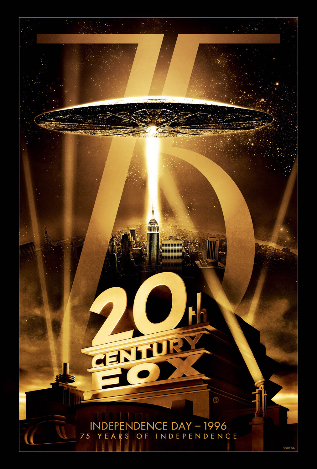 FOX 20th Century Fox 75th Anniversary alien x-men star wars Butch Cassidy Sundance Kid ice age Marilyn Monroe independence day patton walk the line