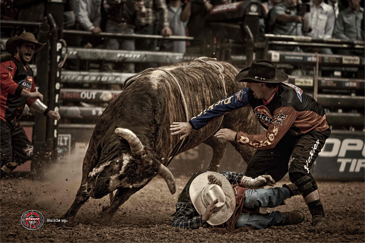 professional bull riders sports media