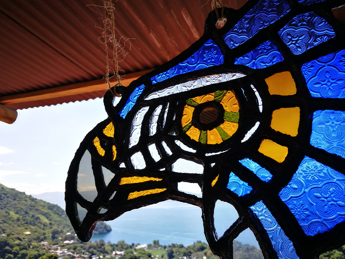 Guatemala recycled paper recycled glass Eagle's Nest san marcos Atitlan Águila Crestuda Real Ornate Hawk-Eagle