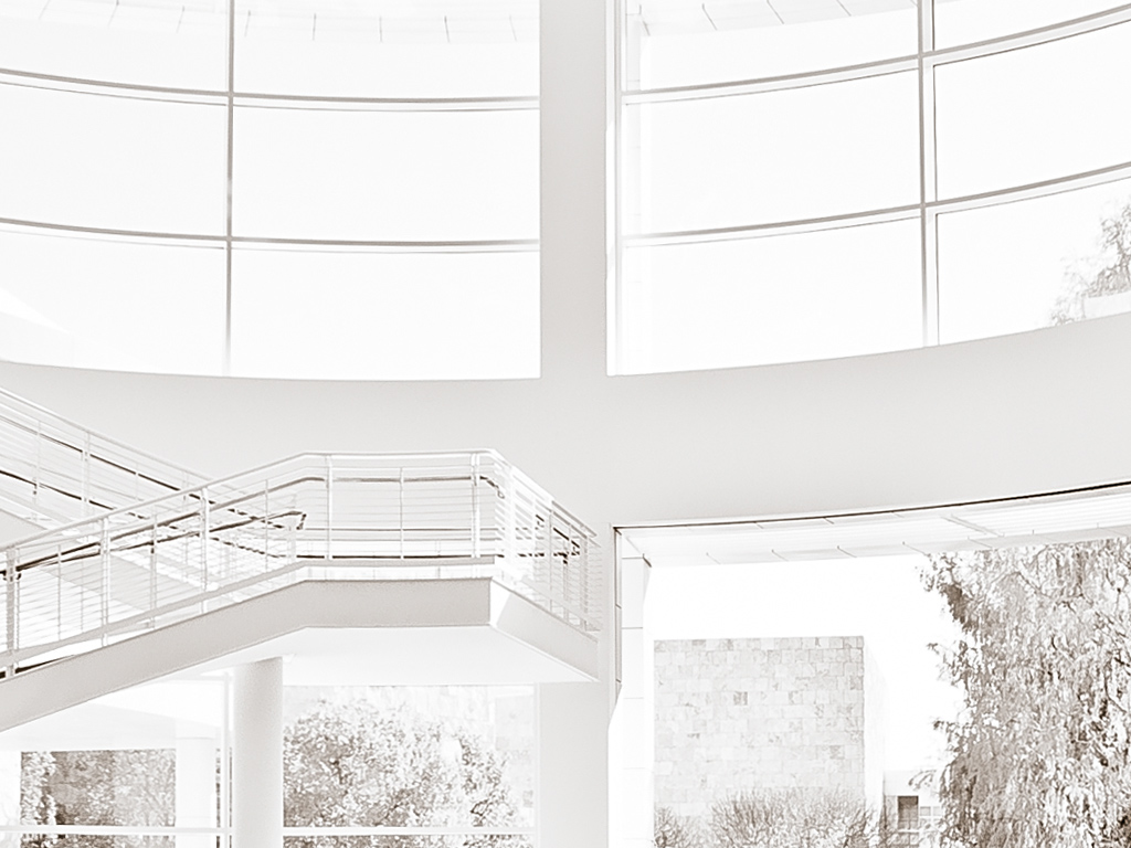 Getty  museum  getty museum  los angeles  california White black  curves lines  clean  symmetry