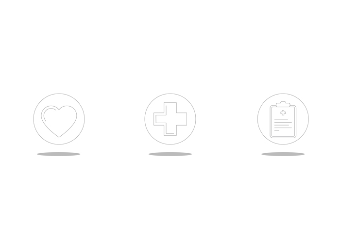 icons design Health graphic infographic direction art graphic design  branding  UI