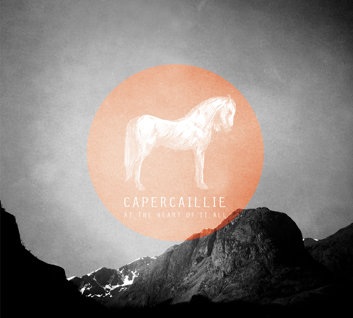 Capercaillie folk scottish Celtic artwork horse soul heart Album cover colour black Nature beauty animal