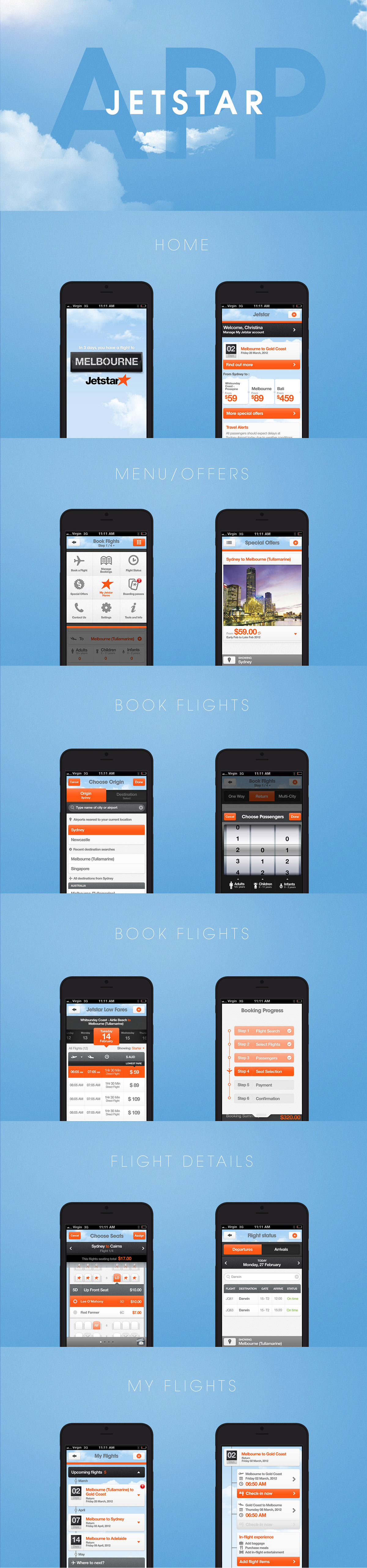 flight Booking app iphone airline