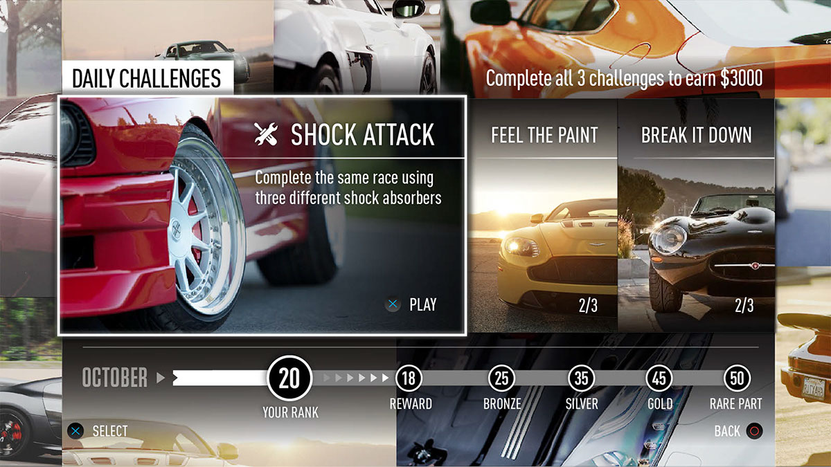 game Need For Speed ux UI