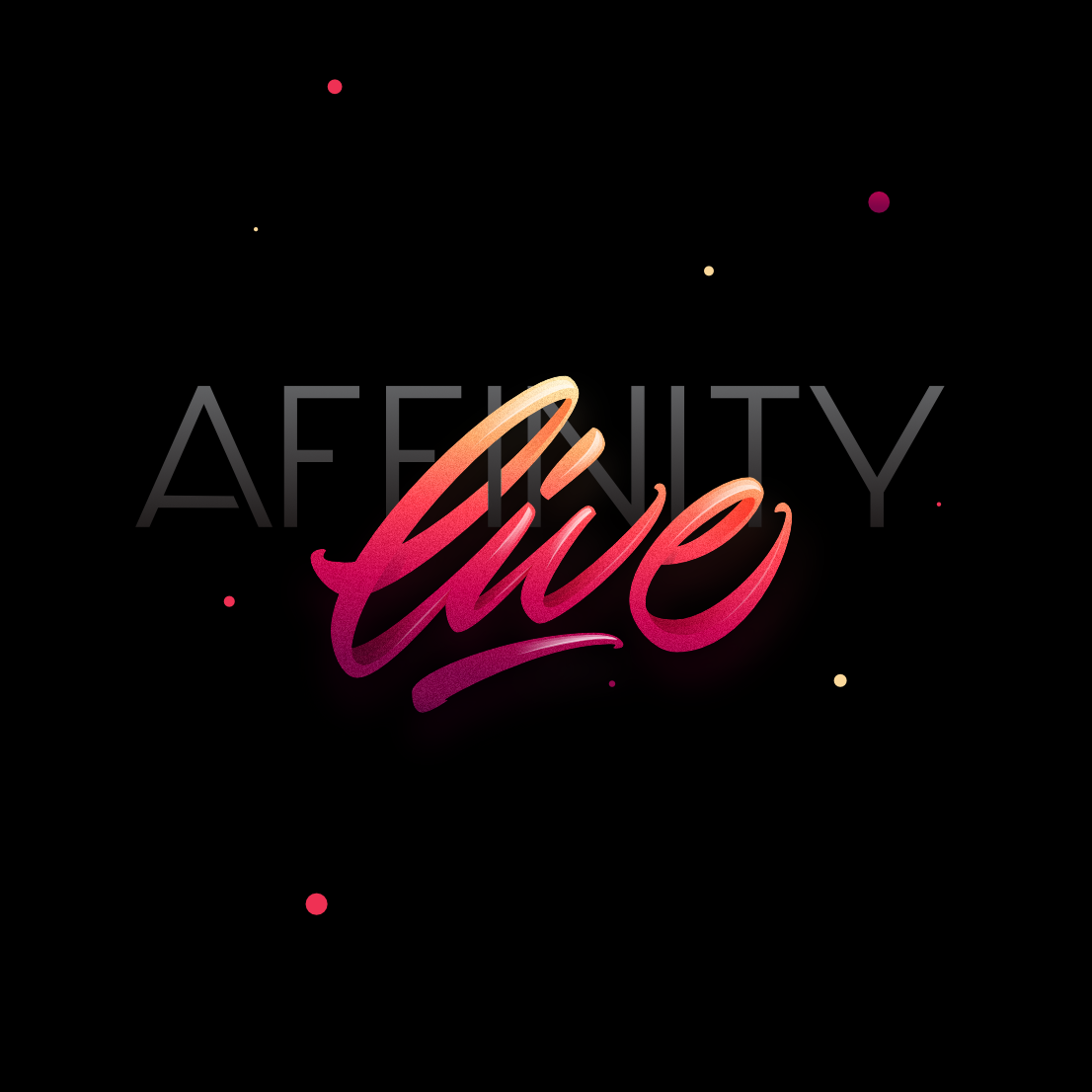 lettering lettering logo live affinity designer