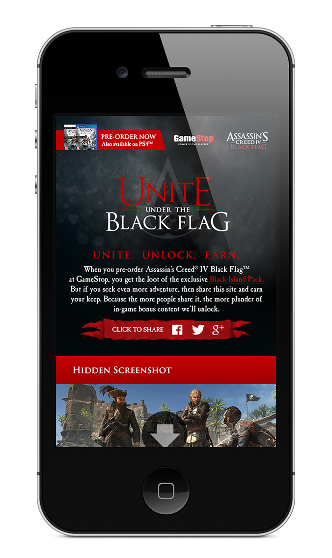 GameStop assassins creed black flag Unite