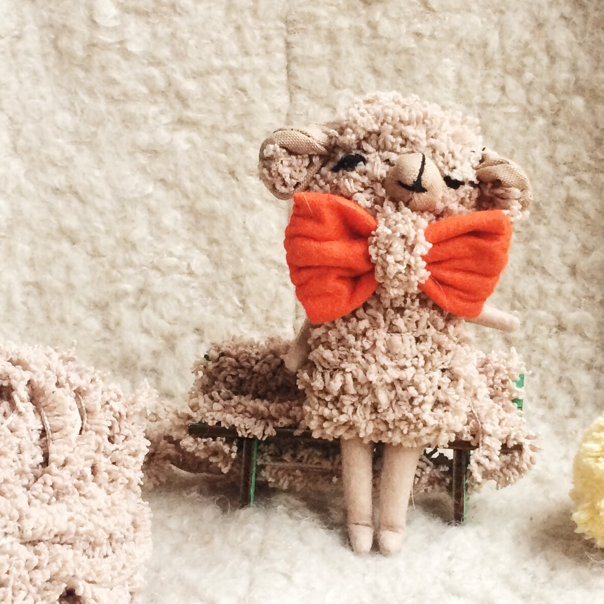 handmade toy trend sheep animal Photography  design minimal