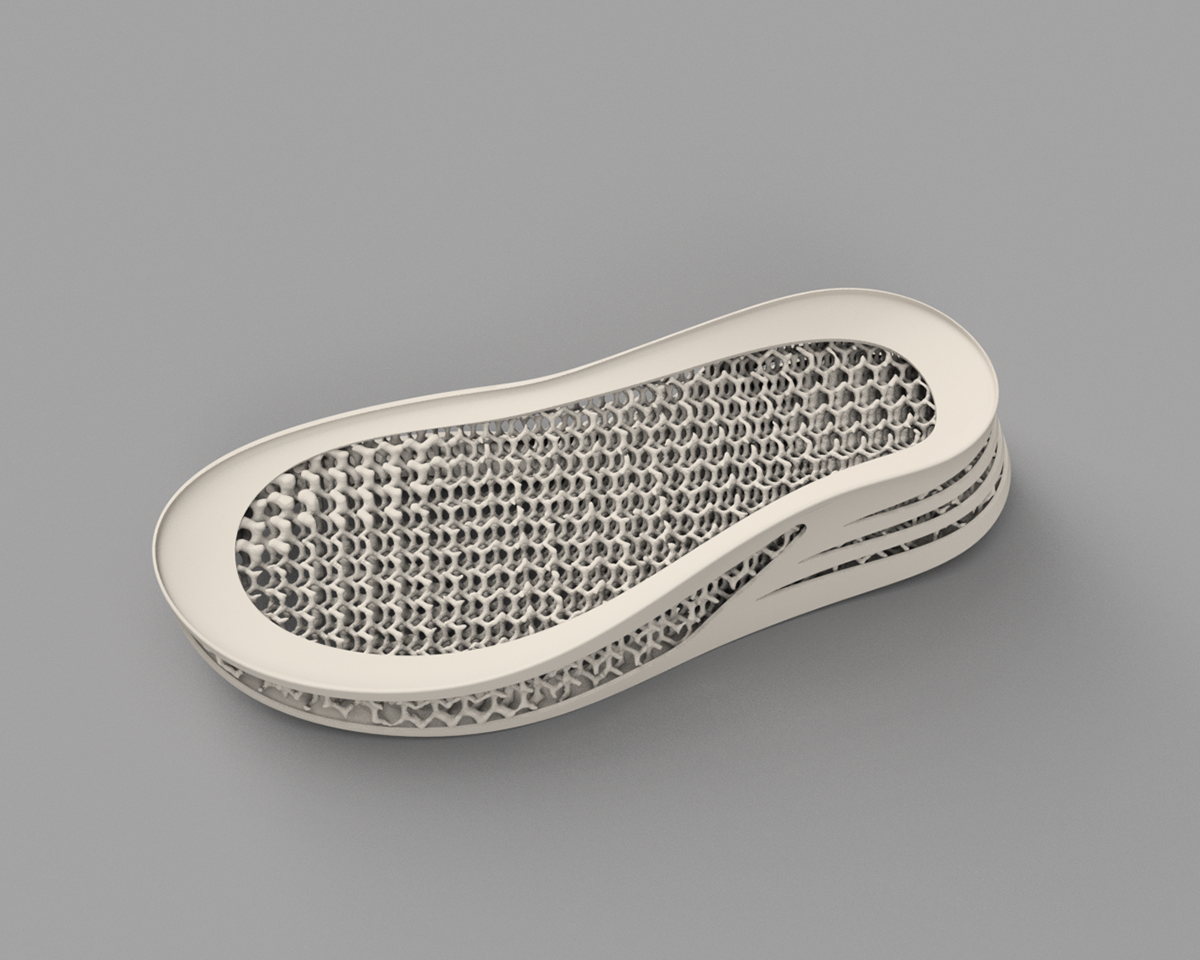 3d printing SLS footwear 3D scanning generative design