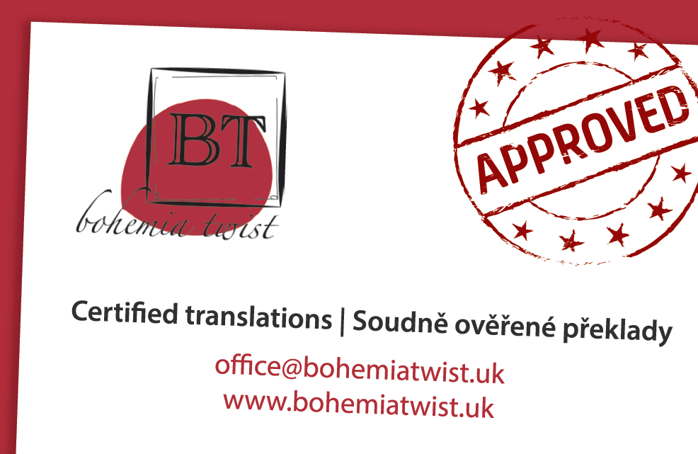 business card London card design translator certified