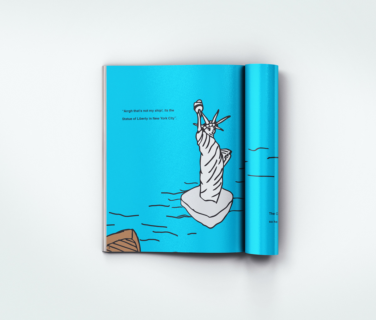 Visual Narrative Story Book Illustration Character children pirate Fun educational
