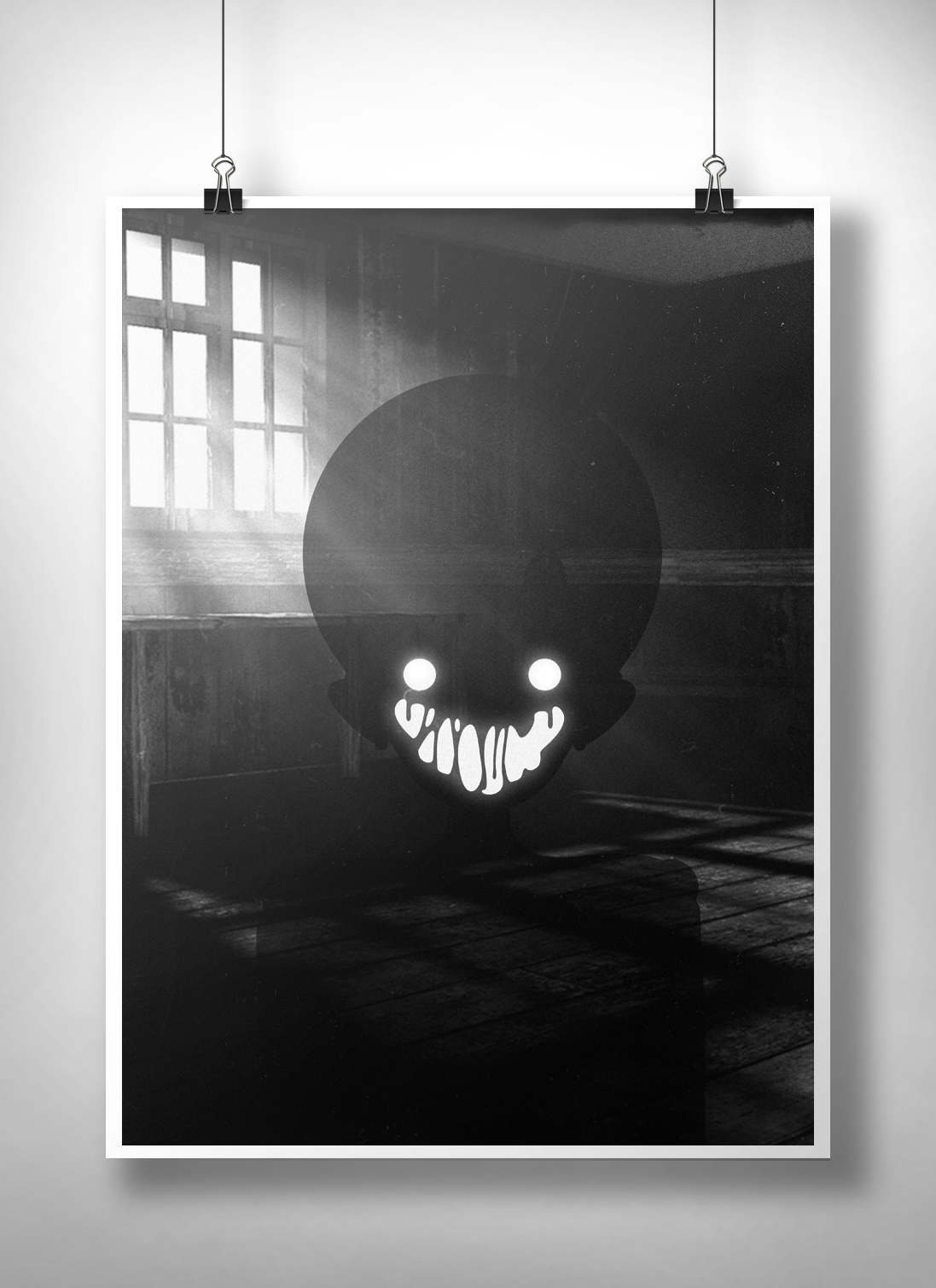 spirit ghost monster child poster CHRIS RW end world alien horror spooky