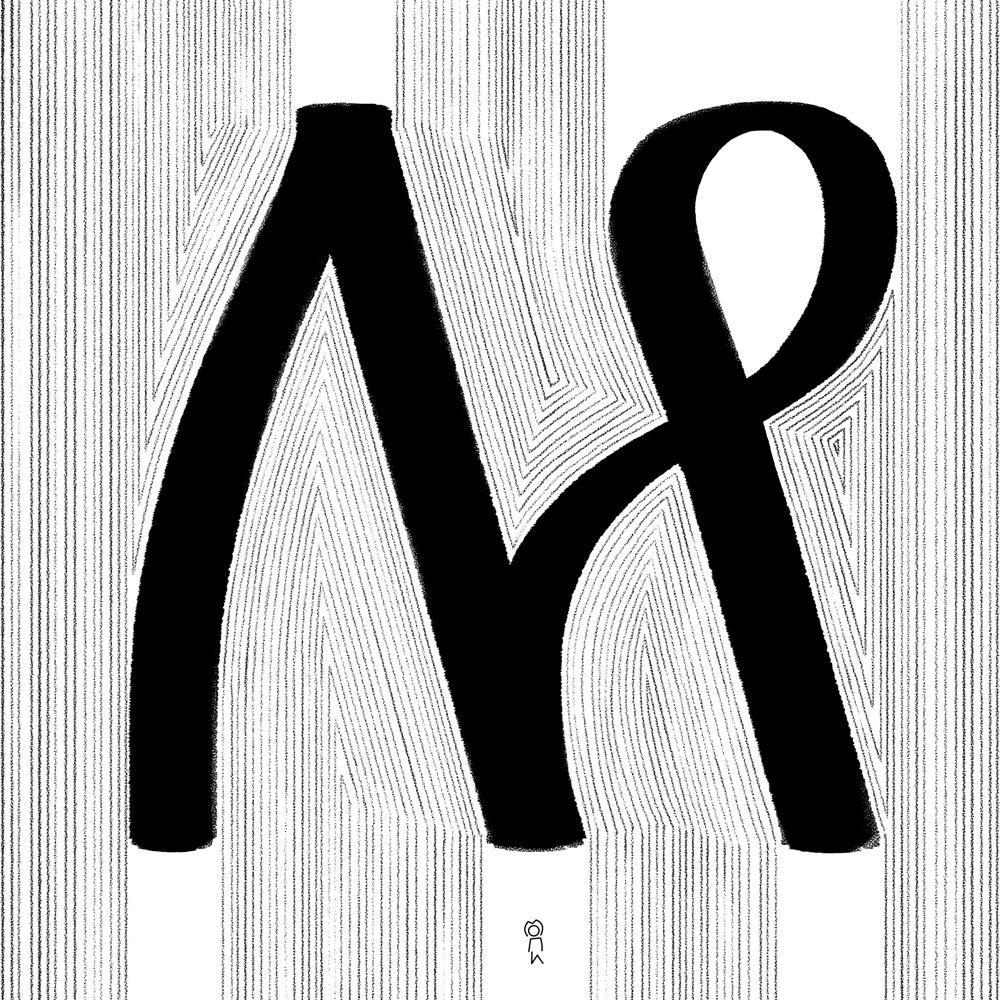 letters typography   Script alphabet digital calligraphy Glagolitic Script design