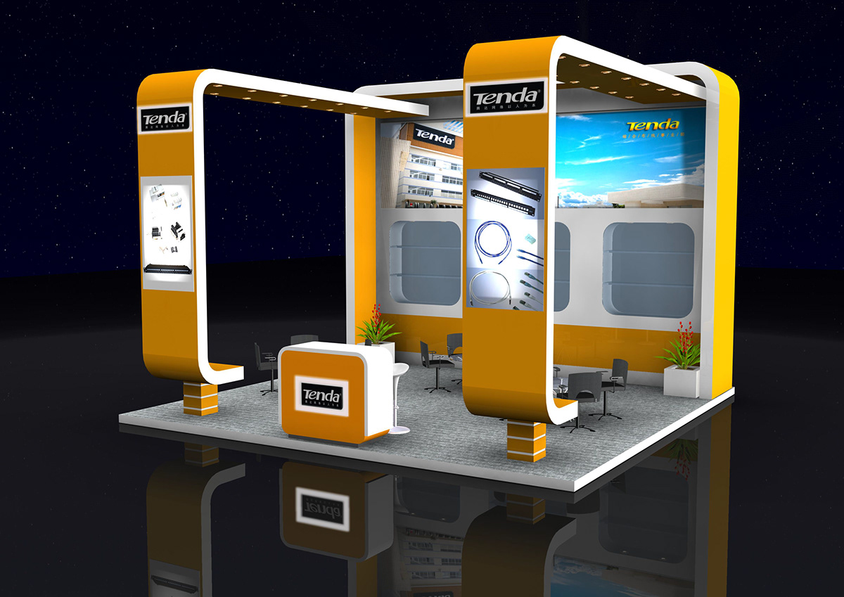 3D  exhibition stand