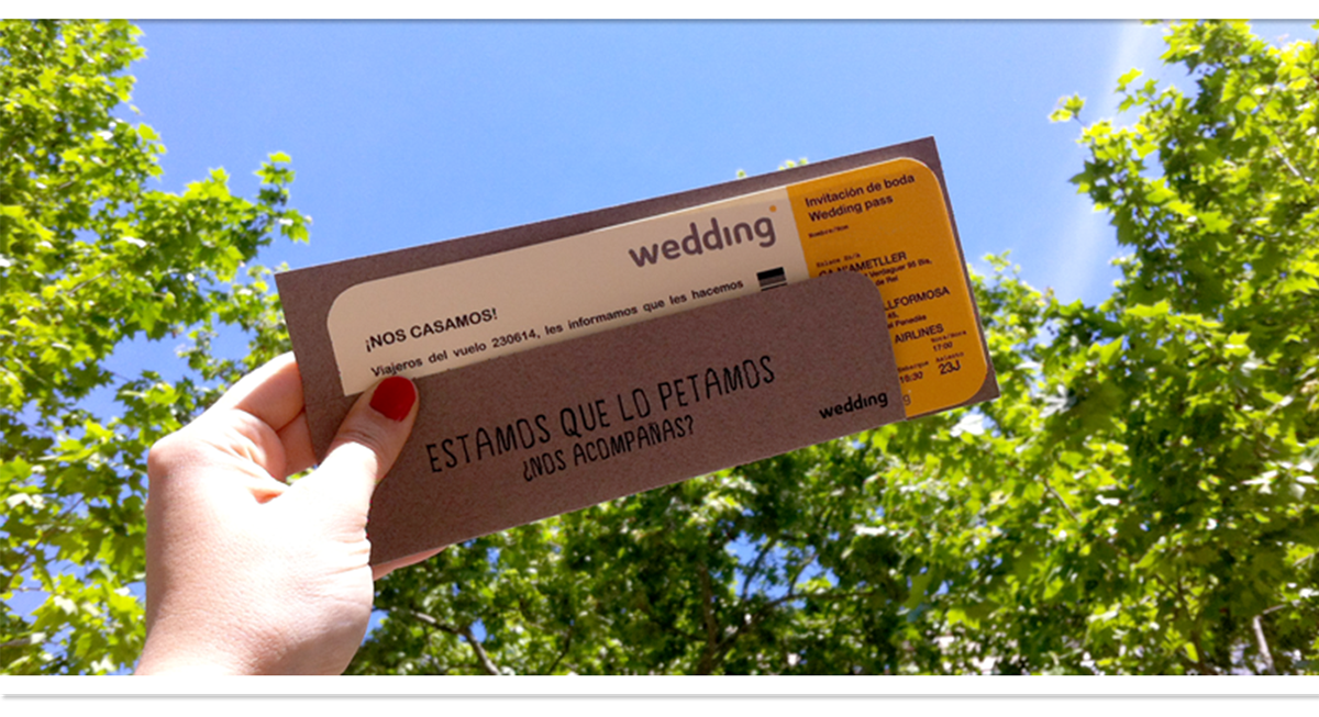 wedding wedding pass Vueling Invitation Boda Invitación de boda Original tarjeta de embarque Boarding Pass vueling pass