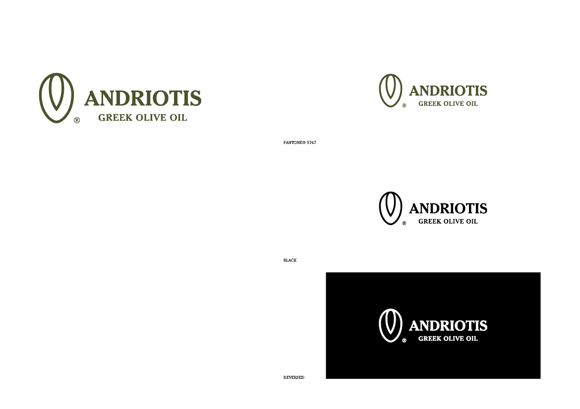 olive Olive Oil Greece Corporate Identity Logotype logo corfu Andriotis