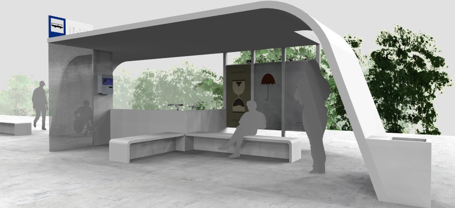 bus stop shelter Project concept design modular