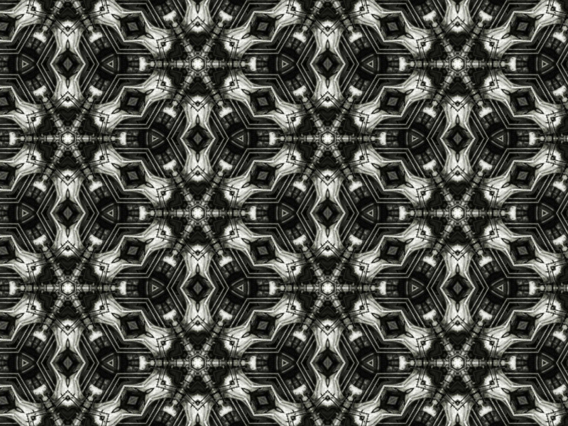 HRGeiger monochrome repeat pattern LottieNorton 3D 3dpatterns