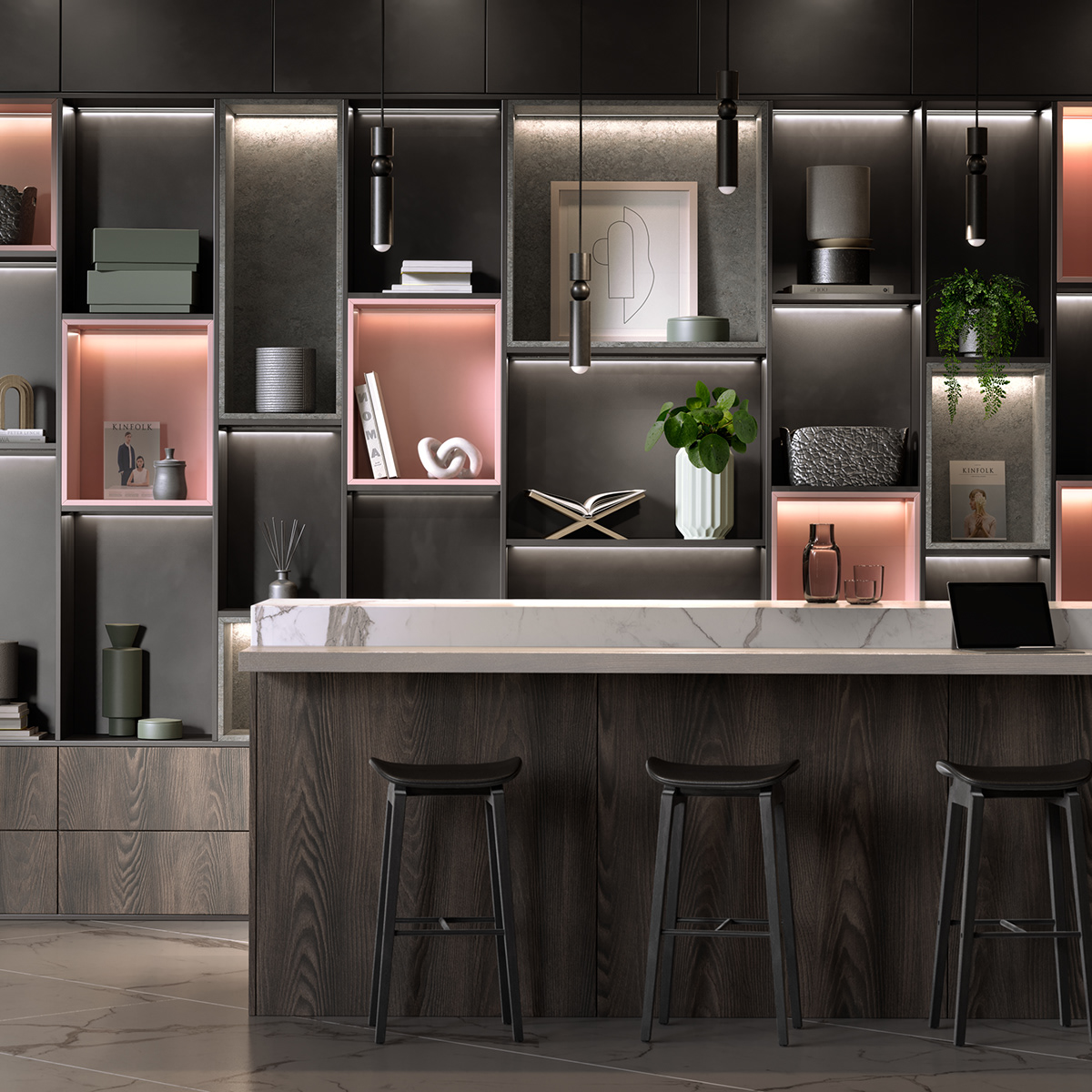 3D 3ds max archviz CGI corona renderer decor furniture design  interior design  rendering visualization