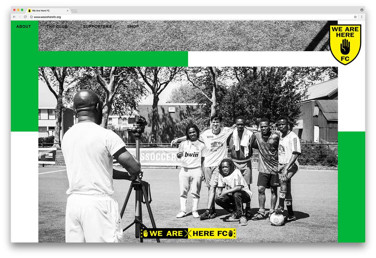 graphic design  Photography  campaign Exhibition  kabk branding  fugitives football royal academy