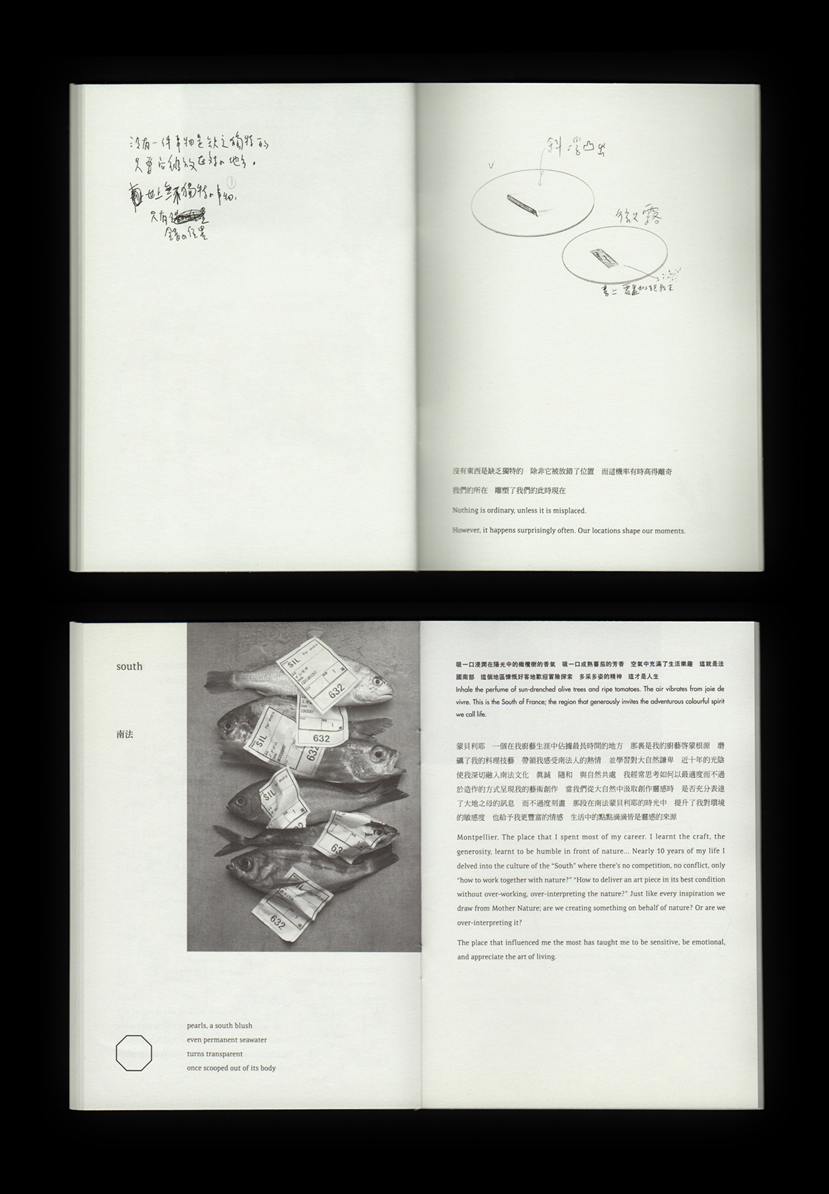 poster card octa Handbook AndréChiang resturant OCTAPHILOSOPHY dishes print
