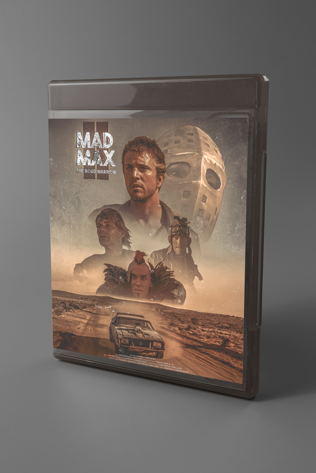 Mel Gibson George Miller Poster Design alternative movie poster Fan Art artwork Mad Max 2 the road warrior