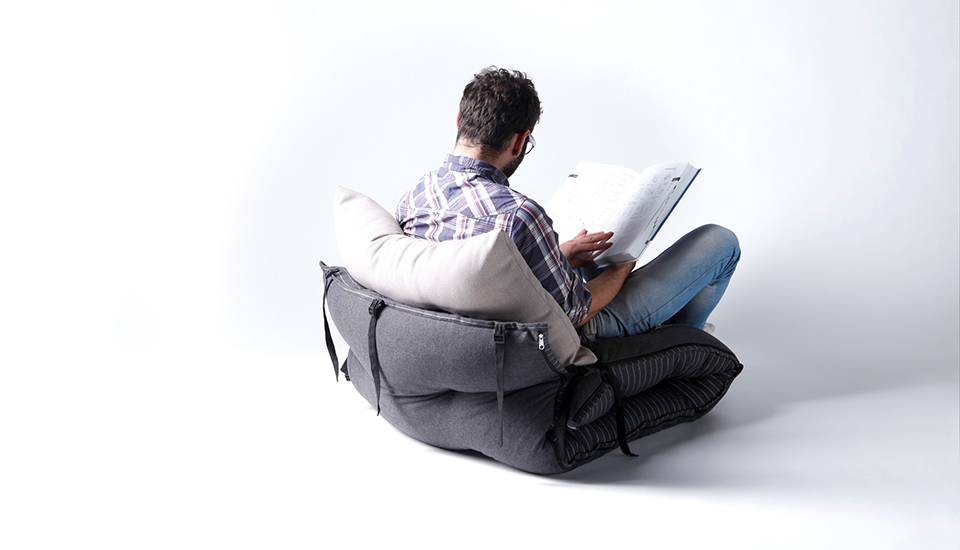 multifunctional convertible bed sofa puff creative mattress ottoman Sustainable armchair