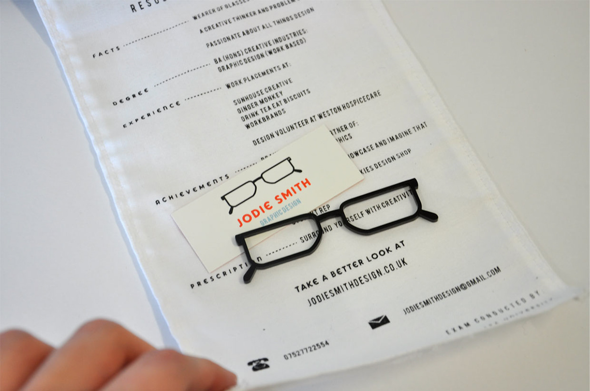 screen printed identity glasses opticians