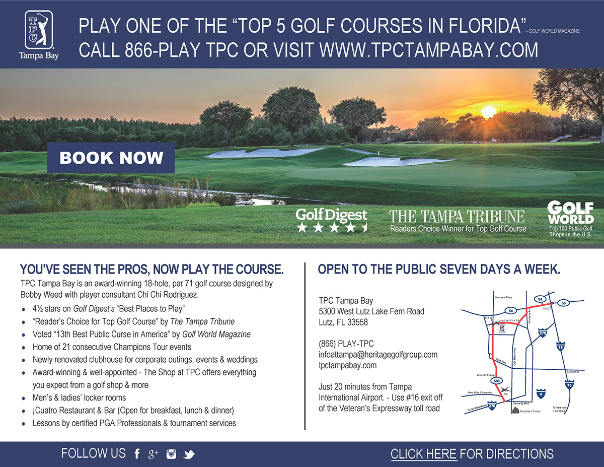 TPC Tampa Bay tampa golf advertisement