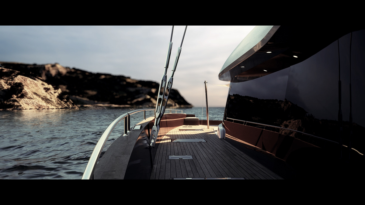 sunreef yacht Yachts animation  vfx movie CGI motiv motyw