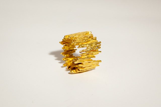 jewels gold silver contemporary modern organic handmade
