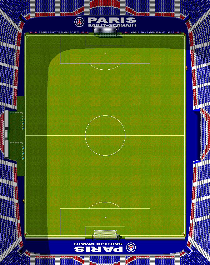 Pixel art digital videogame ILLUSTRATION  digital illustration photoshop football stadiums sports sensible soccer