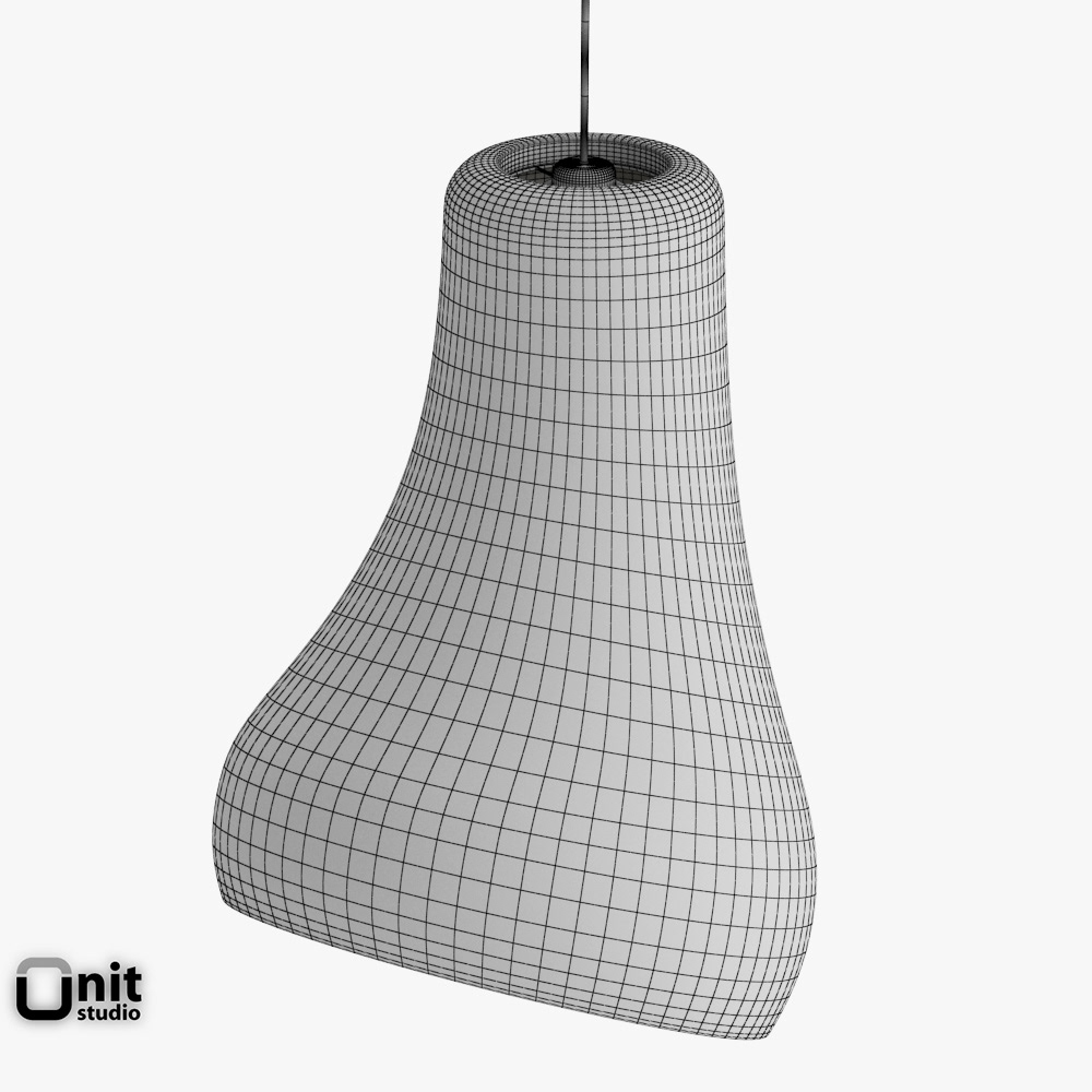 Samba Lamp 3D Render 3dmodel hive pendant rattan design CGI