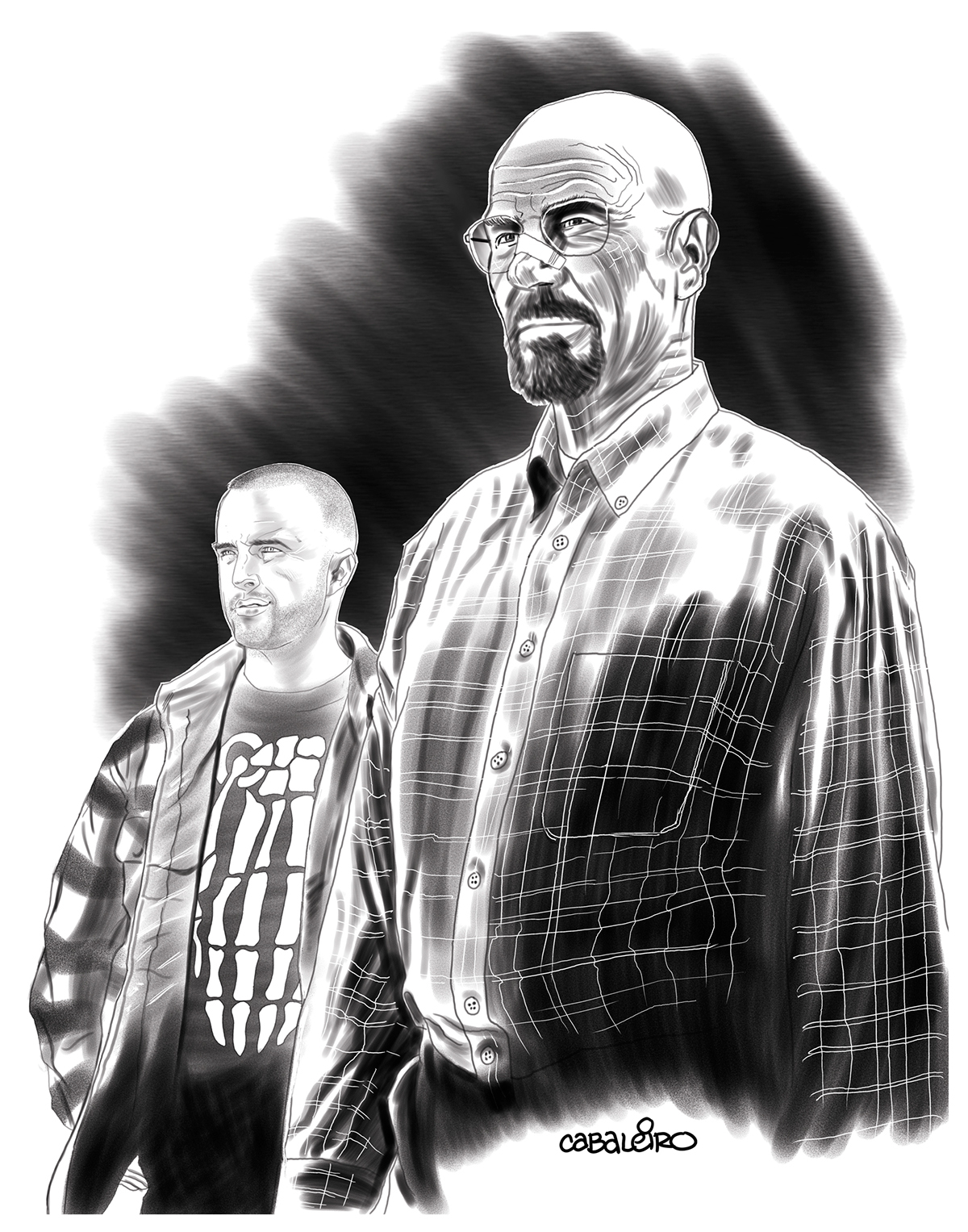 breaking bad licensed artwork walter white AMC dc mascara de latex