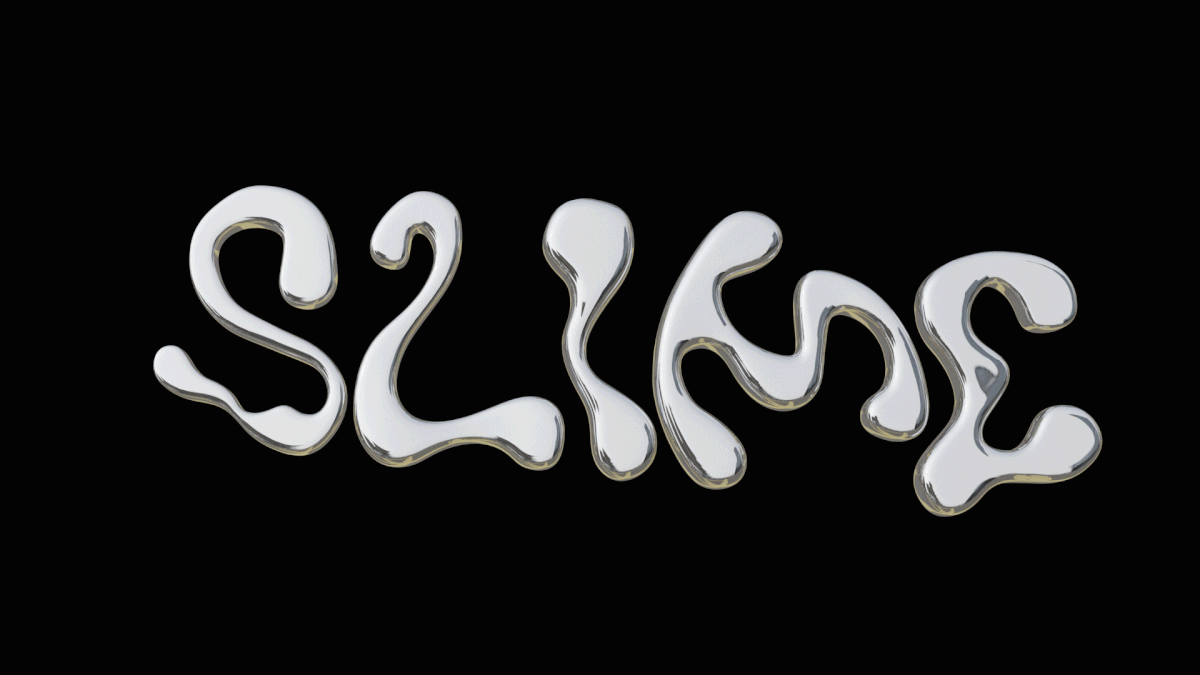 3D chrome font font design fonts logo type Typeface typography   Y2K