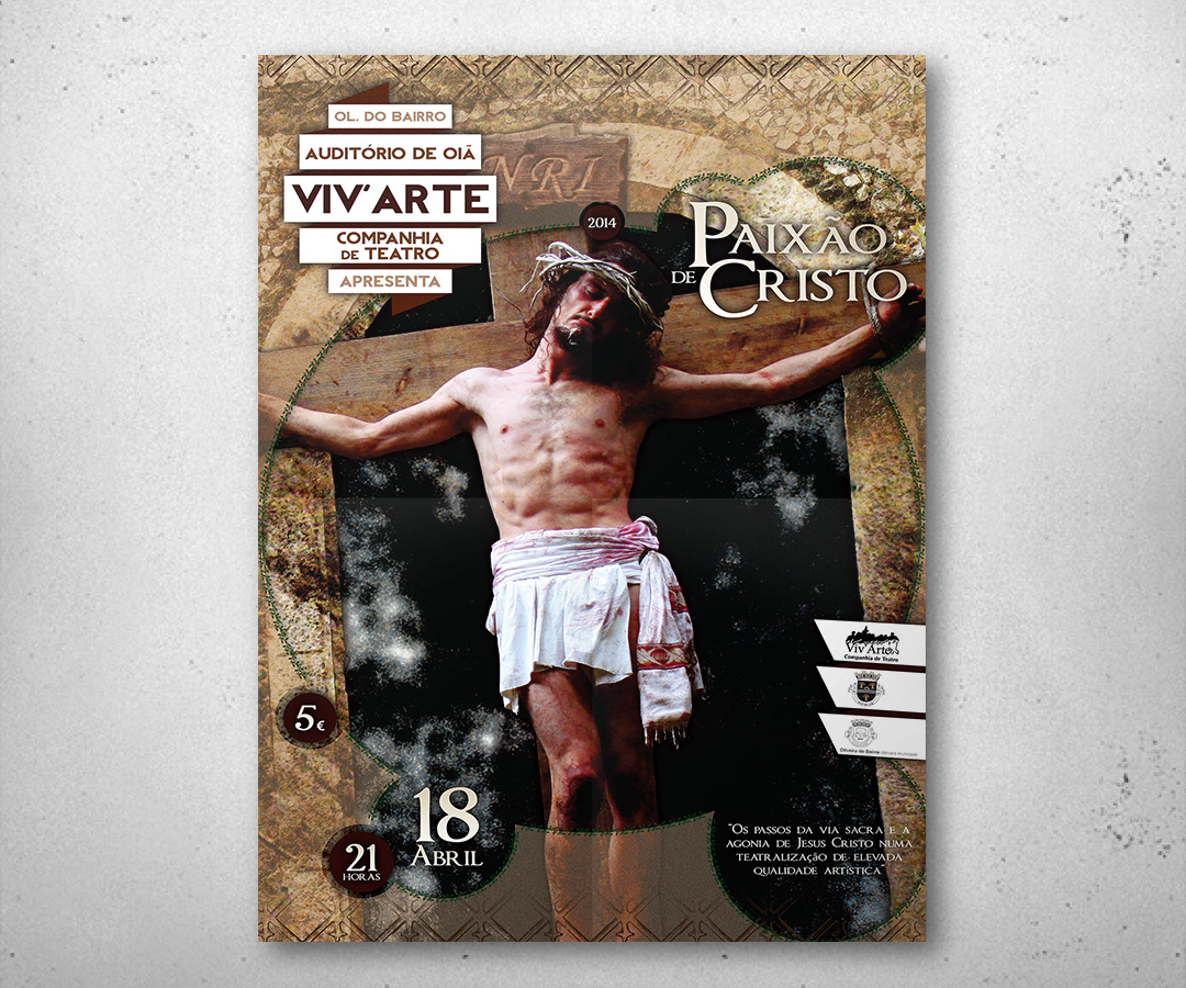Viv'Arte Theatre historical reenactment flyer poster oliveira do bairr Portugal