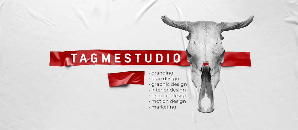creative studio facebook instagram monochrome pets SMM visual design