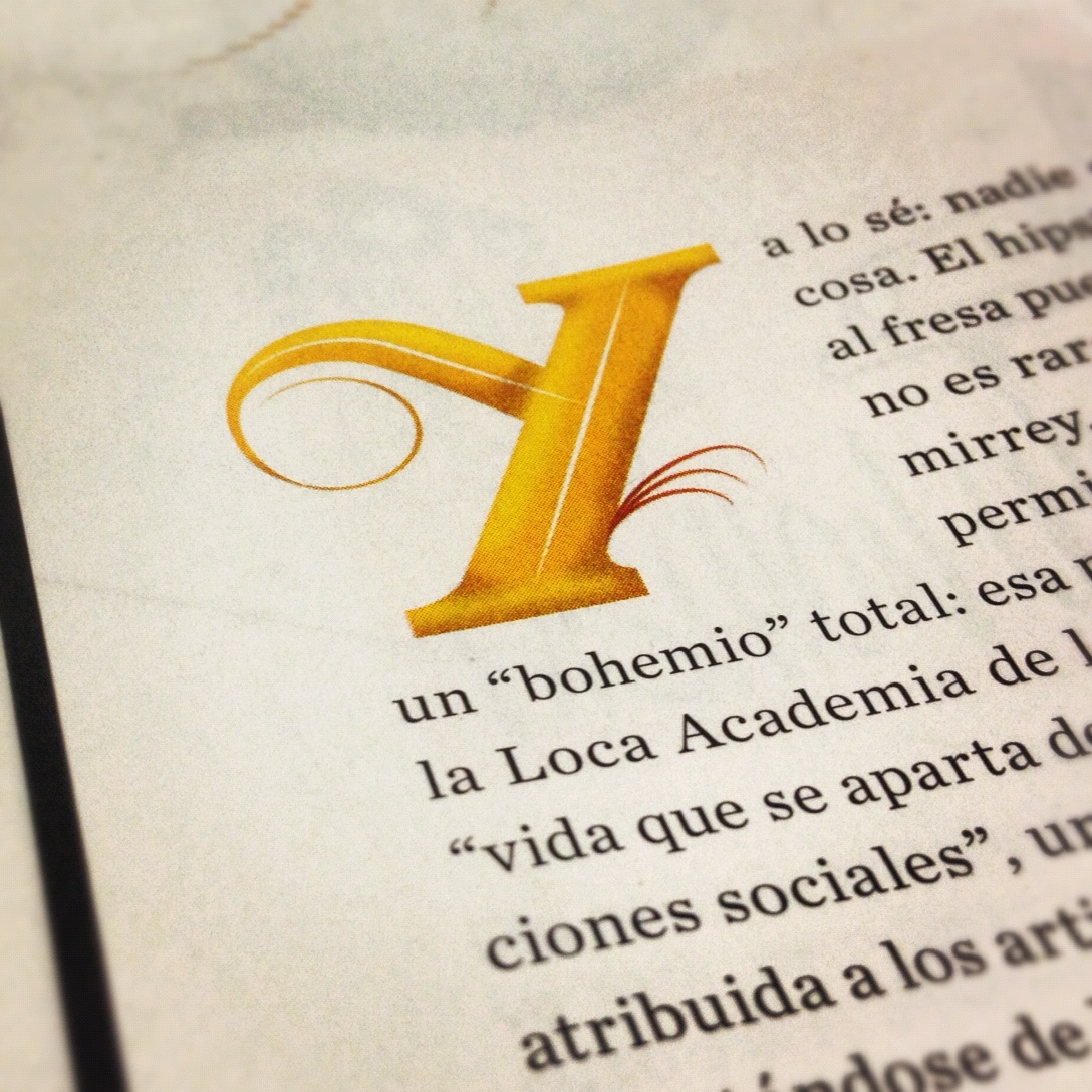 Chilango Revista Chilango mexico lettering tipografia Headers titles hermosillo sonora capitulares letters capitals