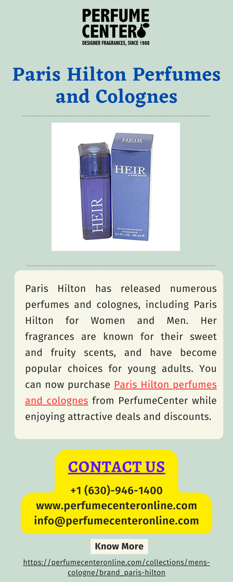 Paris Hilton Perfumes and Colognes
