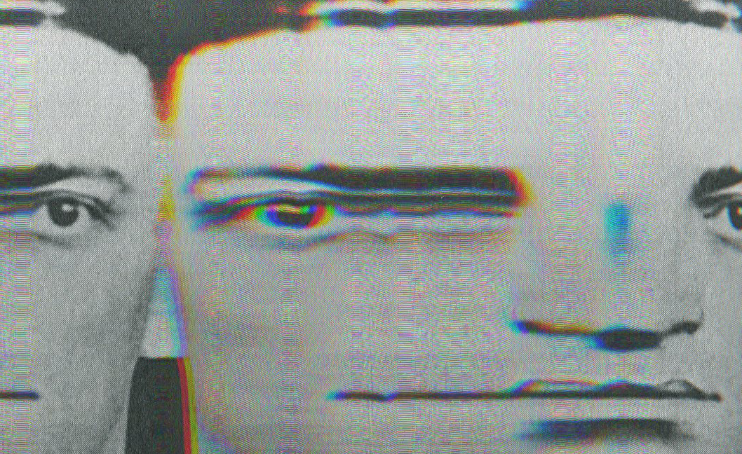 scan Glitch distortion manipulation random face DISRUPTION experiment texture Chance disorder