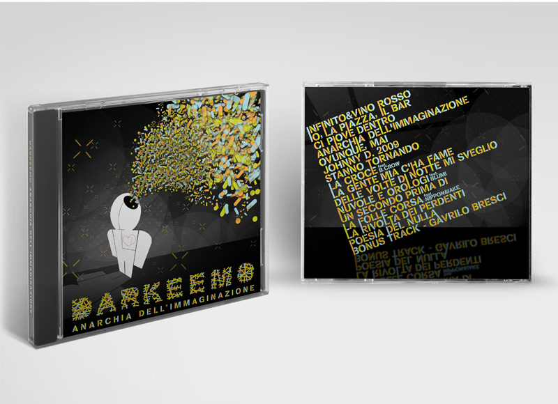 artwork Booklet Music cover cd Album disc mp3 download Darkeemo Cohiba Playa Anarchia dell'illusione