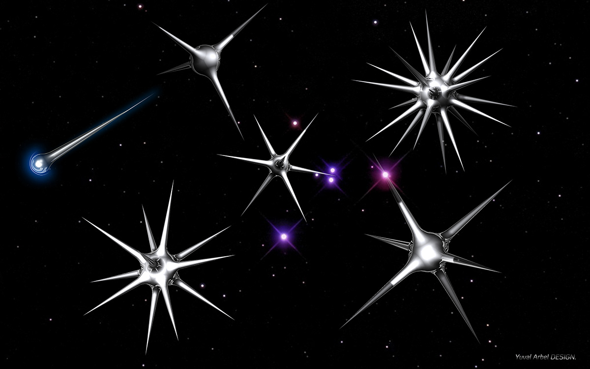 stars Space  background desktop star geometry symmetry future 3D Frontier shape ball planet light