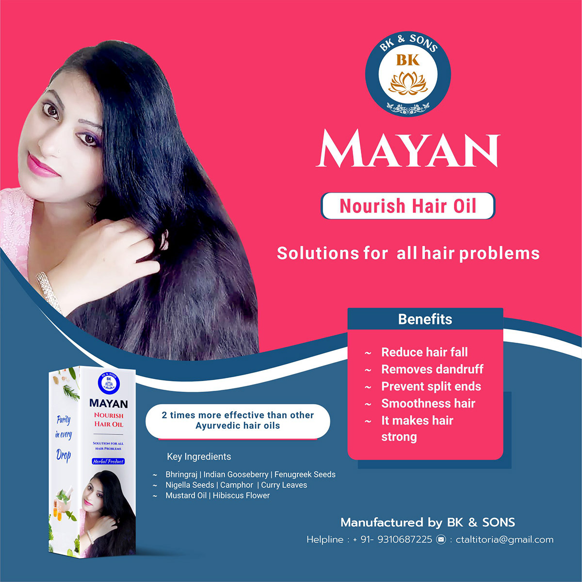 mayan herbal hair oil