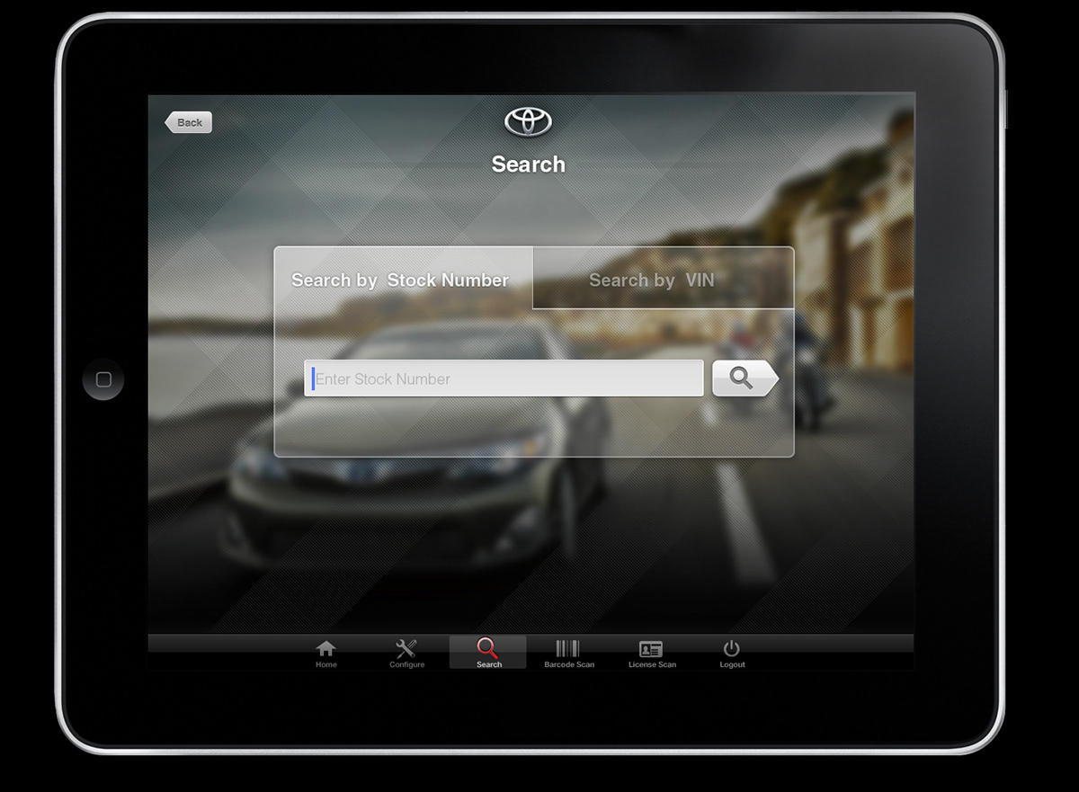 iPad automotive  